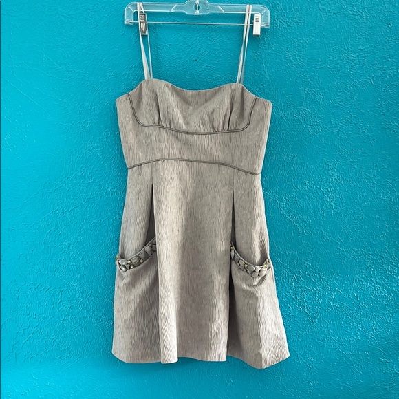 BCBGMaxAzria Dresses & Skirts - Elegant Gray Women's Dress
